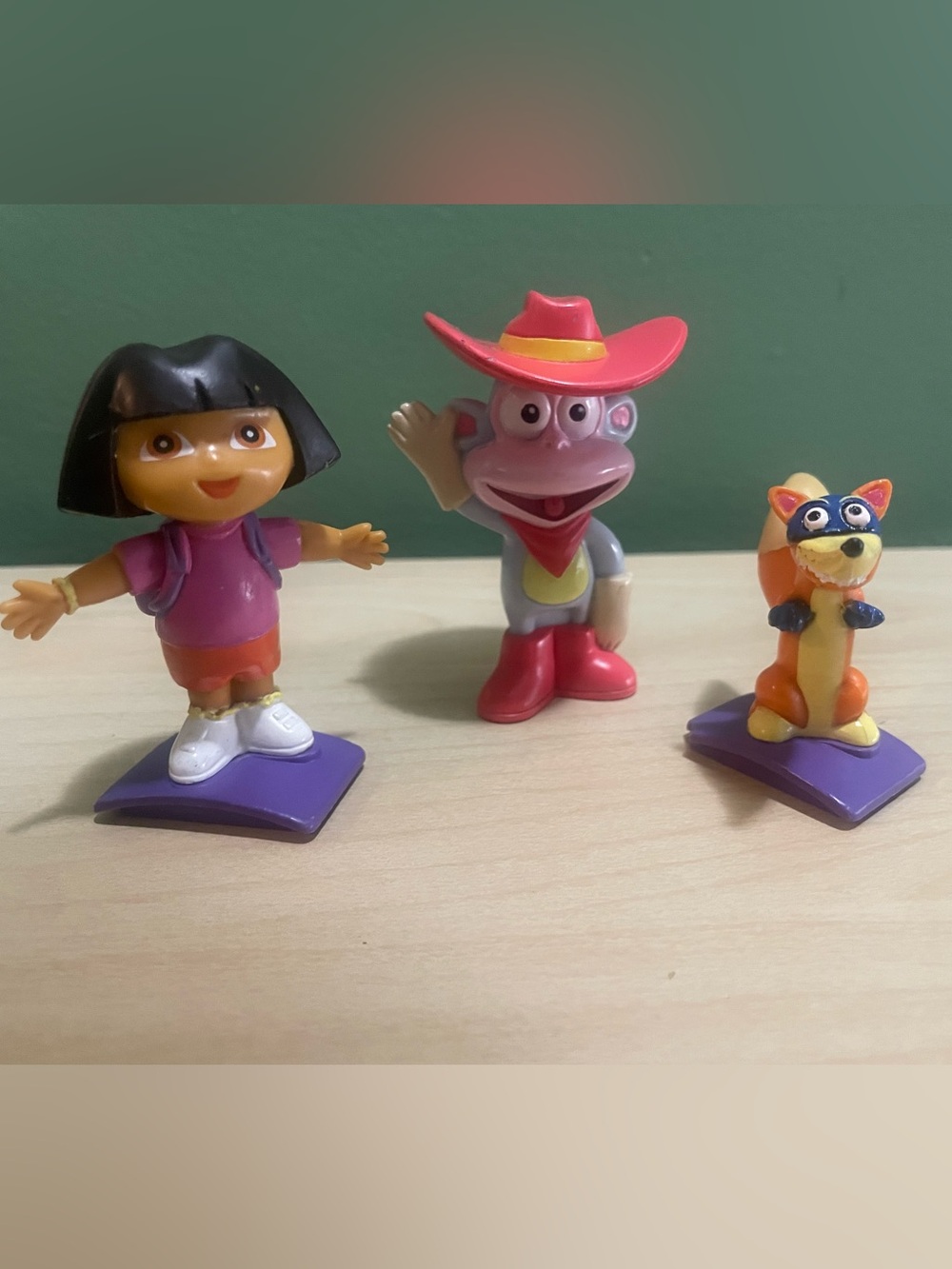 Vintage Dora The Explorer figures - set of 3